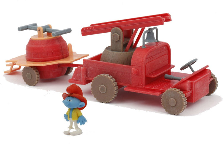Giochi preziosi camion de pompiers - coffret de jeu des Schtroumpfs des pompiers -