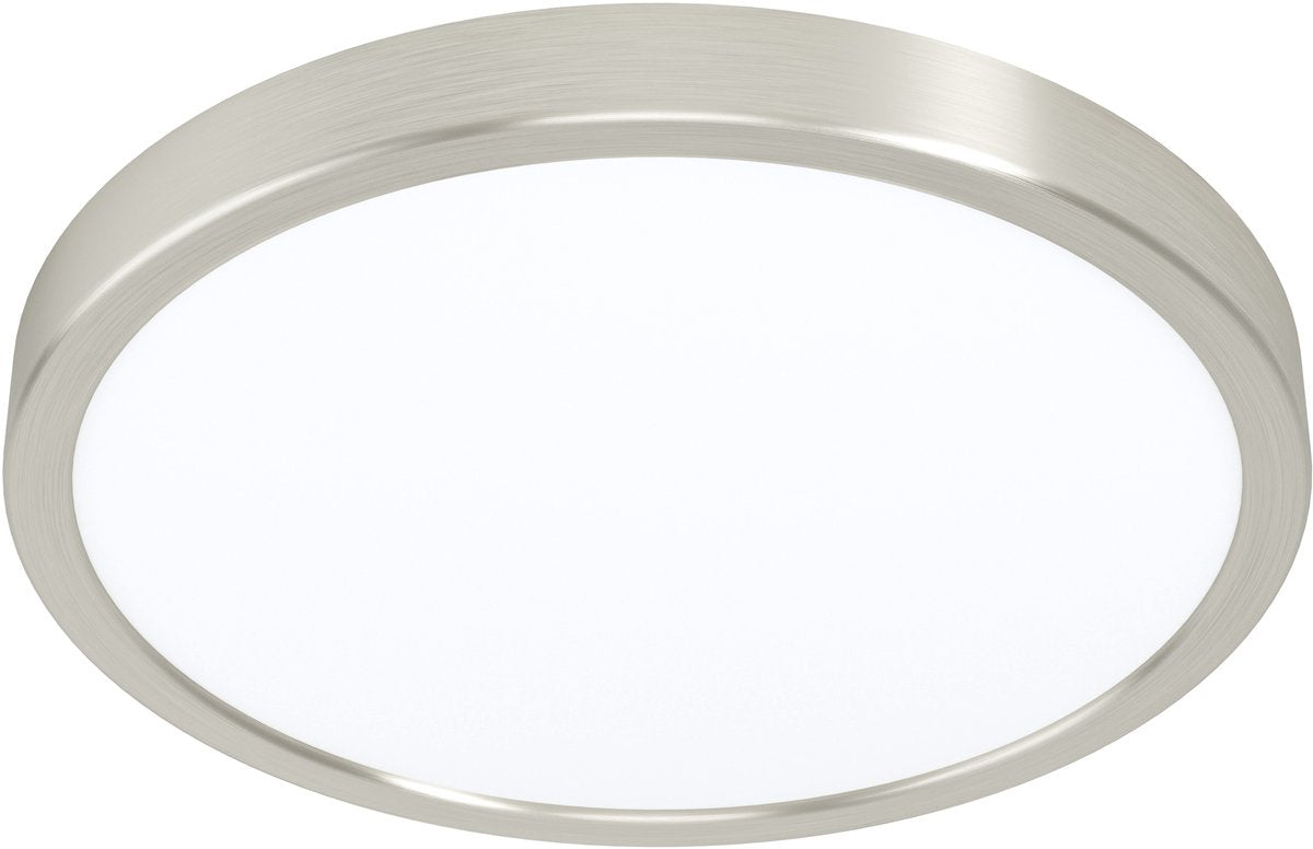 Eglo connect.z fueva-z smart lampe en saillie - ø 28,5 cm - gris blanc - lumière blanche orientable - dimmable - zigbee
