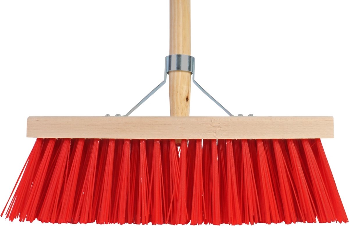 Outils linguistiques - balai - 35 cm - poils plastique - manche 140 cm
