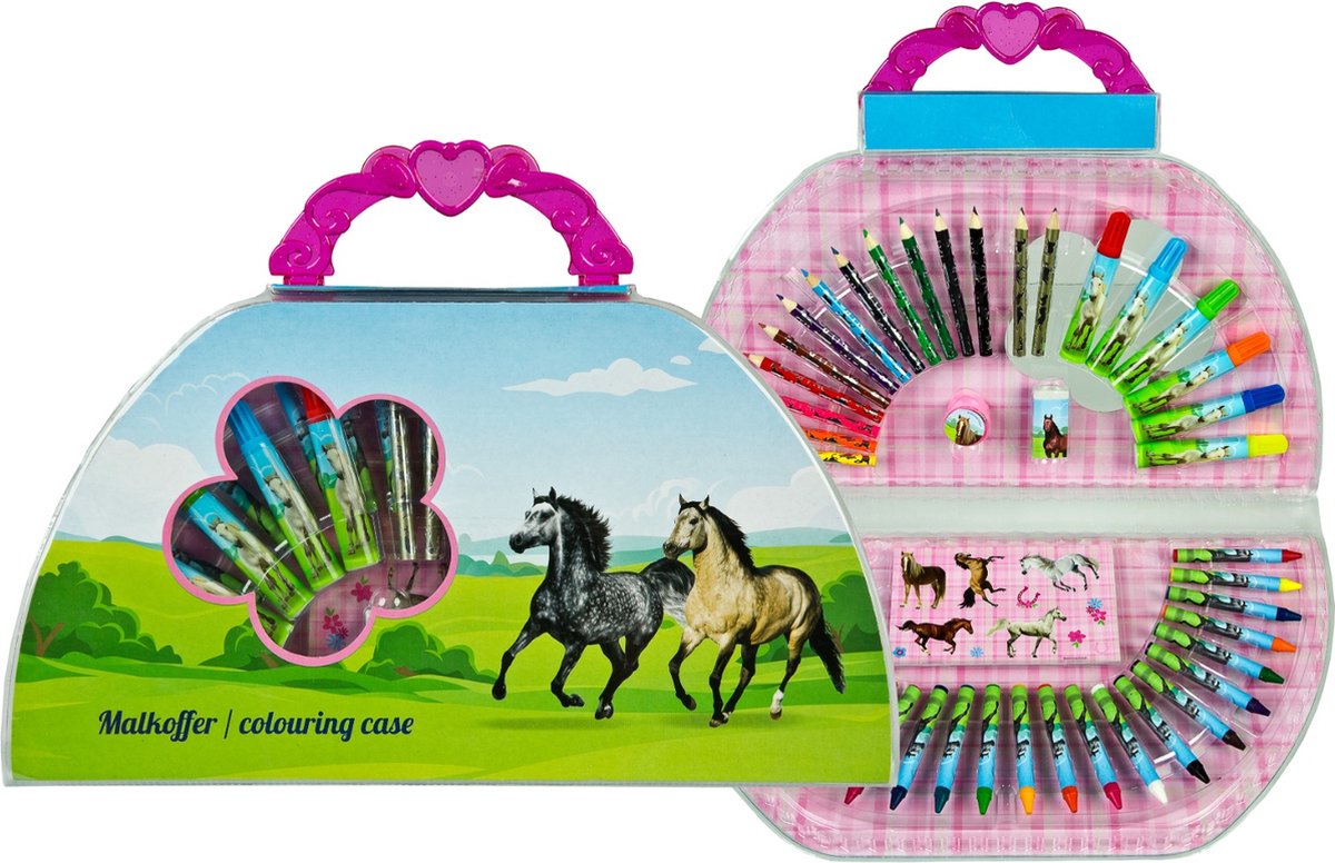 Horses de valise de couleur infiltrée, 51dlg.