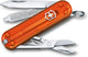 Couteau de poche transparent Victorinox classic SD - opale de feu - 7 fonctions