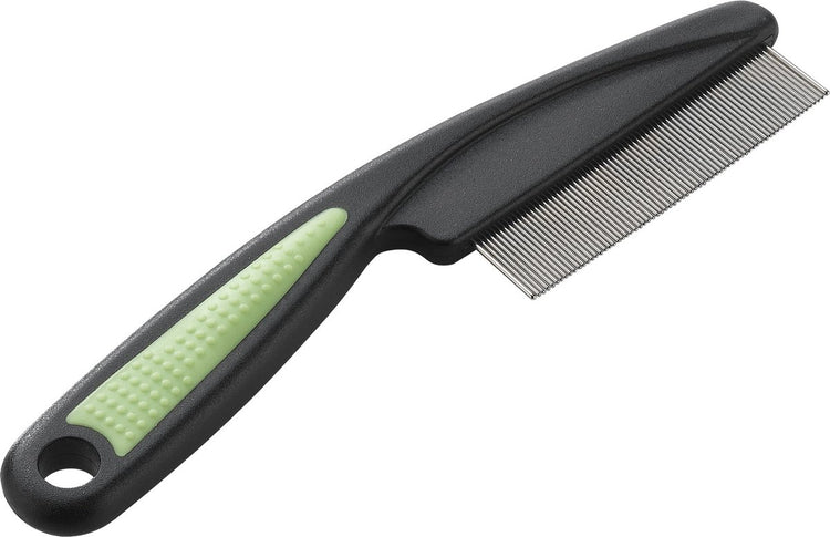 Ferplast peigne à poussière pour chat très fin - peigne à fourrure pour chat - 15x4 cm citron vert noir