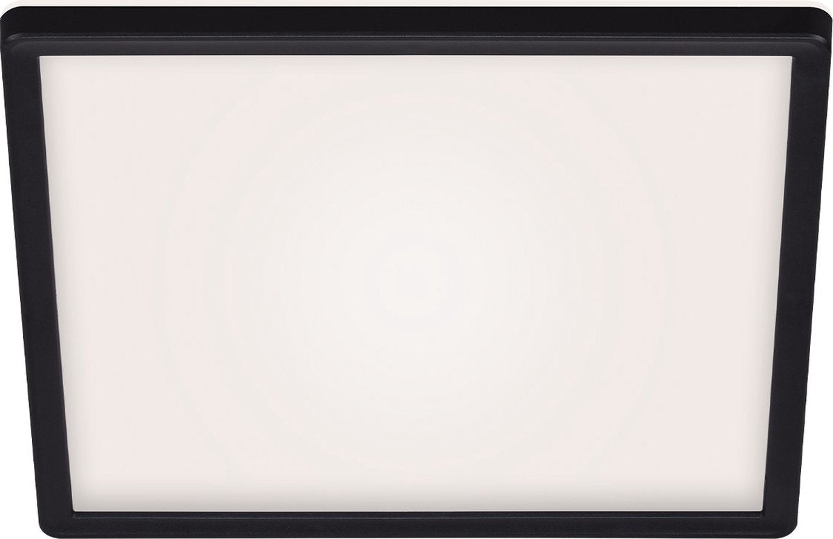 Briloner slim - plafonnier LED - plafonnier - 4000k - 18w - blanc-noir