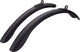 Bbb cycling rainwarriors garde-boue - garde-boue avant garde-boue arrière 28 pouces - adapté aux vélos électriques - bfd-01