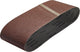 Wolfcraft - bandes abrasives pour ponceuse à bande - grain 120 - 6 pièces - 76 x 457 mm - rouleaux de papier de verre - rouleaux abrasifs - bande abrasive - 3114000