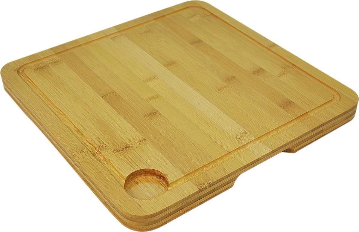 Planche à découper lavable au lave-vaisselle Point-virgule - avec canal à jus
