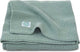 Jollein couverture bébé berceau 100x150cm - tricot basique - vert forêt