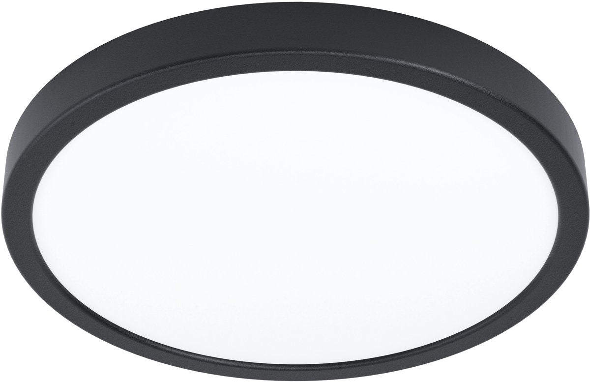Plafonnier Eglo fueva 5 - LED - ø 29 cm - noir - salle de bain
