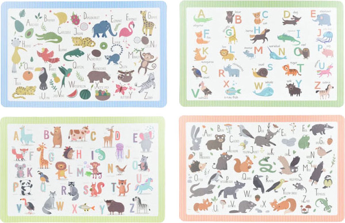 Placemat Dieren, 12e.
