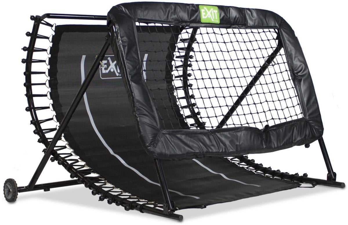 Exit toys exit rebondeur de football kickback 124x90cm - tchoukbal - rebondeur de football - équipement d'entraînement - extérieur