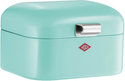 Wesco mini boîte à pain grandy | 2 litres - taille s | métal - menthe | boîte à pain