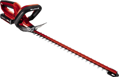 Taille-haie à batterie Einhell GC-CH 1846 li kit - power x-change - 18 v li-ion - longueur de coupe : 46 cm - espacement des dents : 15 mm - poignée ergonomique - incl. Batterie et chargeur 2,0 Ah