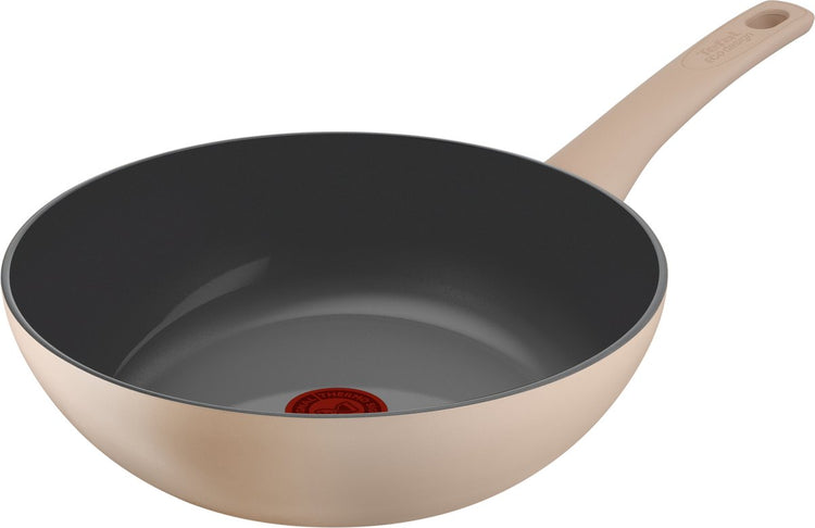 Tefal revive - poêle wok - ø28 cm - céramique - sans pfas - convient à l'induction