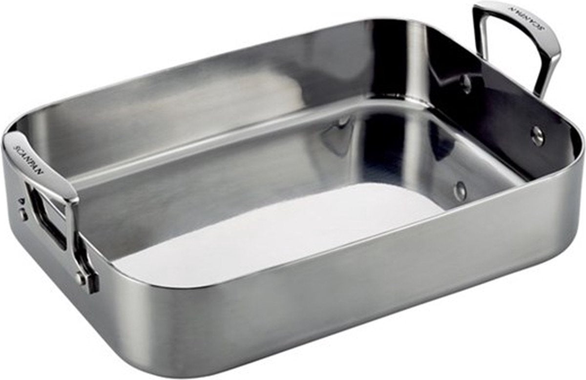 Scanpan fusion 5 - rôtissoire - plat à four - 35x24cm - acier - induction