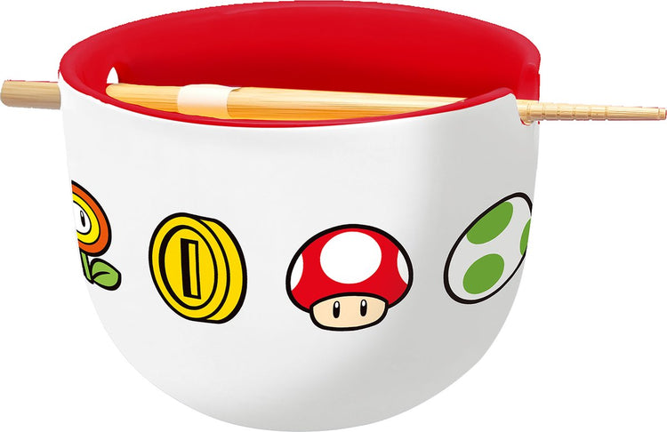 Magasin Nintendo - Bol à ramen Super Mario Bros. avec baguettes