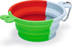 Beeztees rua - gamelle de voyage pour chien - silicone - vert - 750 ml