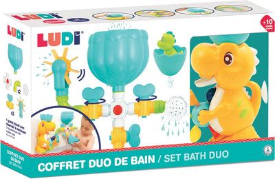 Ludi - ensemble de bain dinosaure - piste d'eau - jouets de bain