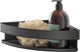 Tiger carv - support de douche - support d'angle - panier de douche d'angle 21 cm - sans perçage - perçage ou collage - noir