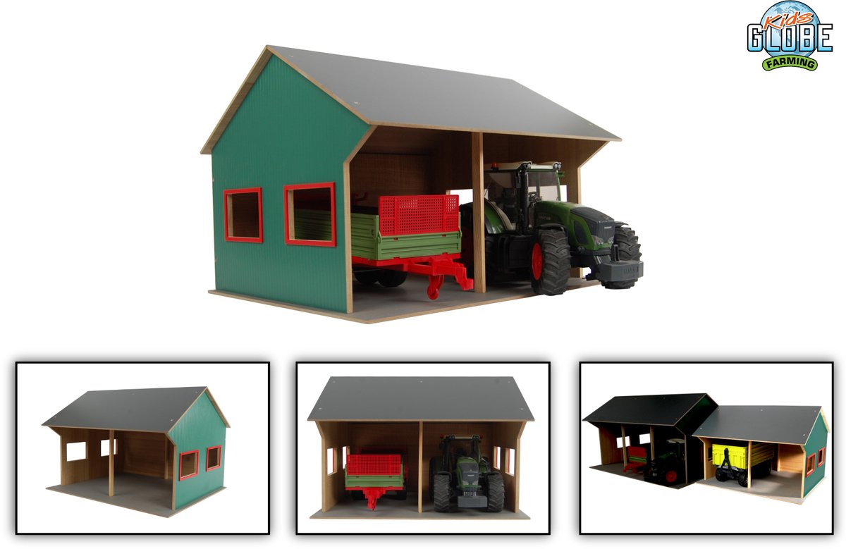 Kids Globe Globe Lois agricoles pour 2 véhicules, 1:16