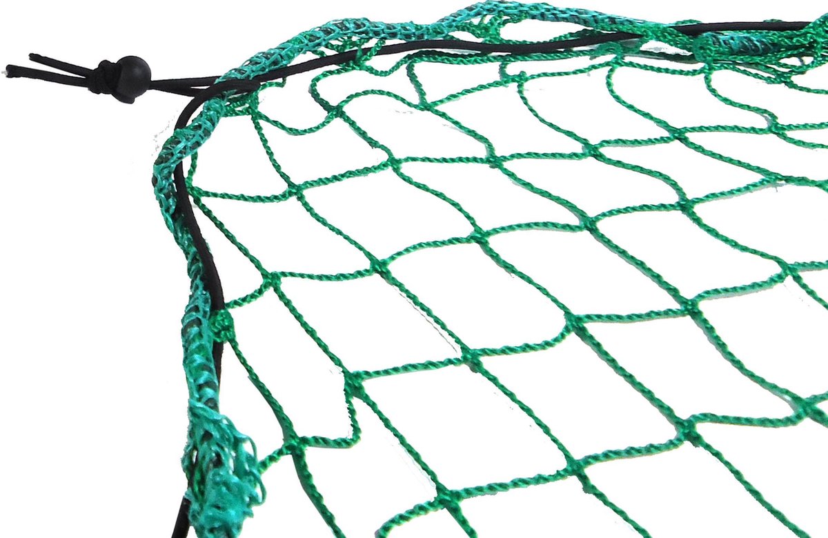 Remorque filet Crossafe 200x350cm, avec élastique avec bouchon, maille 50x50 mm filet de couverture vert