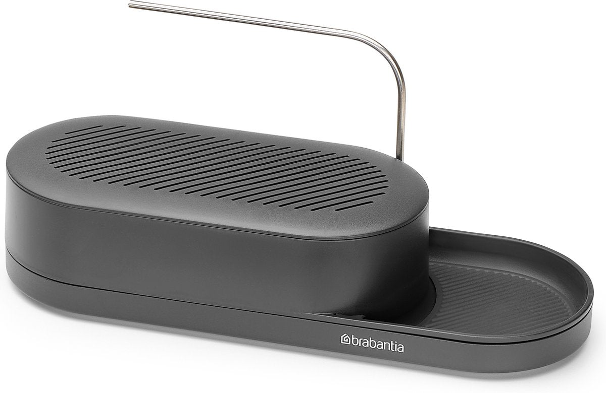 Organisateur d'évier Brabantia Sinkstyle - avec porte-torchon - gris infini minéral