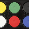 La recharge bloque l'aquarelle dans la palette - couleurs primaires, 6e.