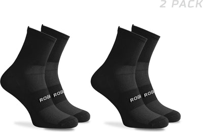 Rogelli chaussettes de cyclisme essentielles - lot de 2 - noir - 36 39