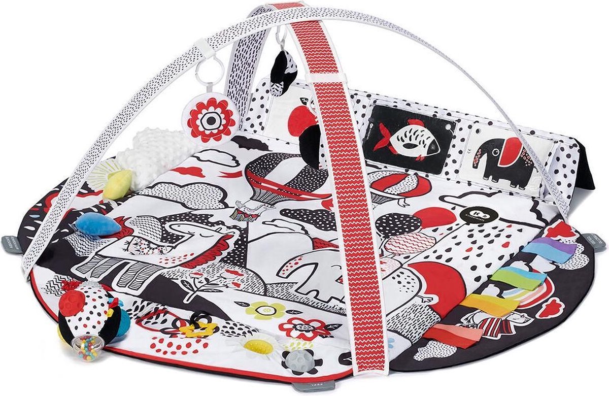 Kinderkraft 4smart - tapis sensoriel - tapis de jeu - arches de jeu - 4 zones