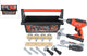 Coffret d'outils avec perceuse - 18 pcs