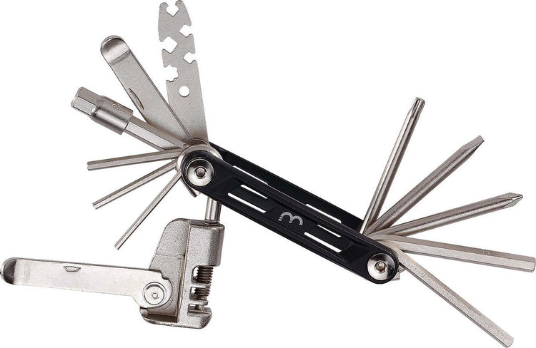 Bbb cycling maxifold l outils de vélo - ensemble d'outils avec démonte-pneus - mini-outils de vélo - 18 fonctions différentes - btl-141l