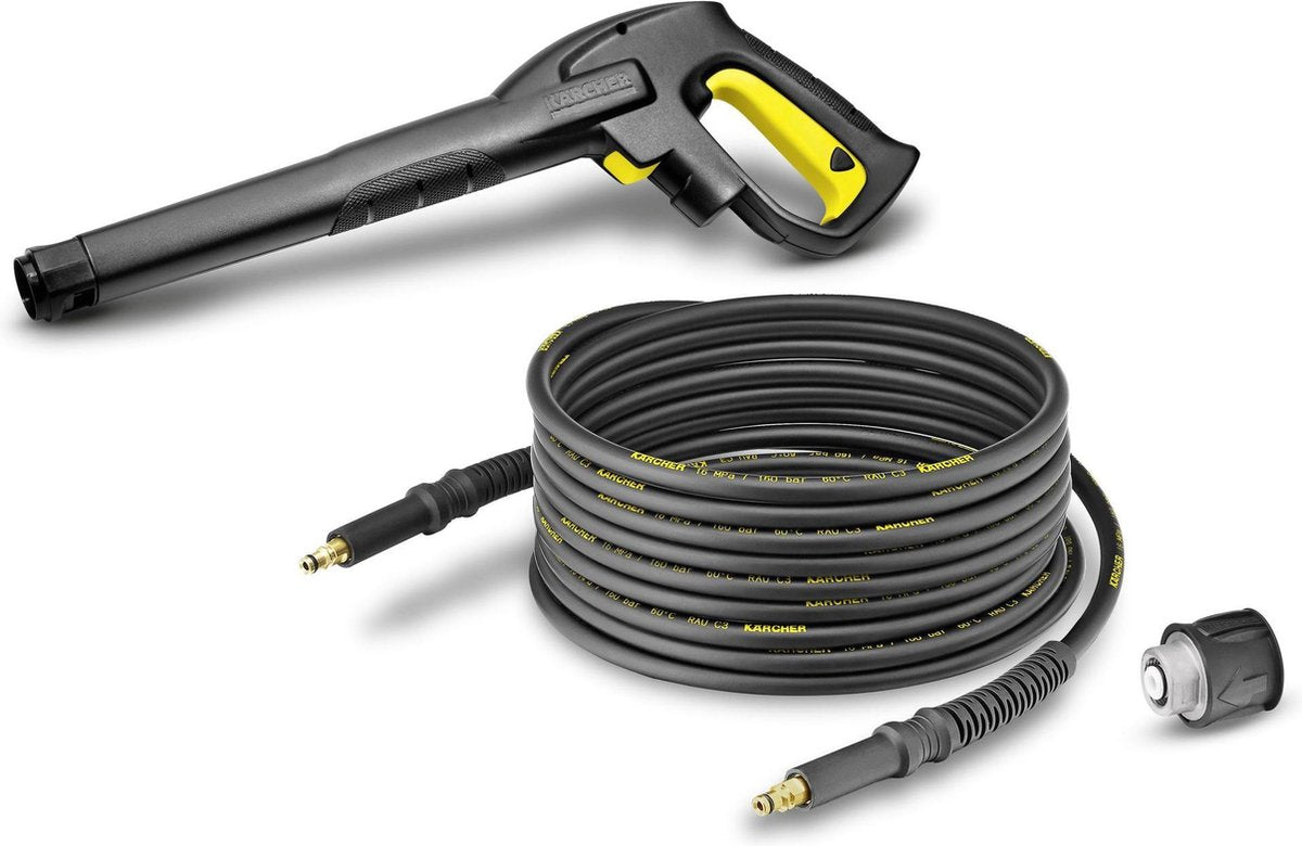 Kit de tuyaux haute pression Kärcher hk 12 m - incl. Pistolet de rechange g 180 q - Tuyau haute pression 12 m - Adaptateur pour raccord rapide