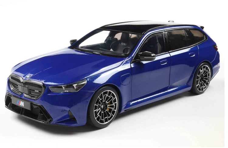 Solido BMW M5 Touring (G99) '24, bleu métallisé (bleu marina bay) échelle 1:18