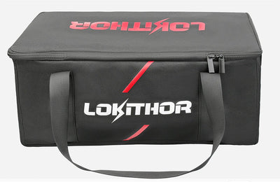 Lokithor sac de rangement aw401 jump starter - compartiments dans le sac - poignée bandoulière - durable résistant à l'usure - doublure intérieure douce