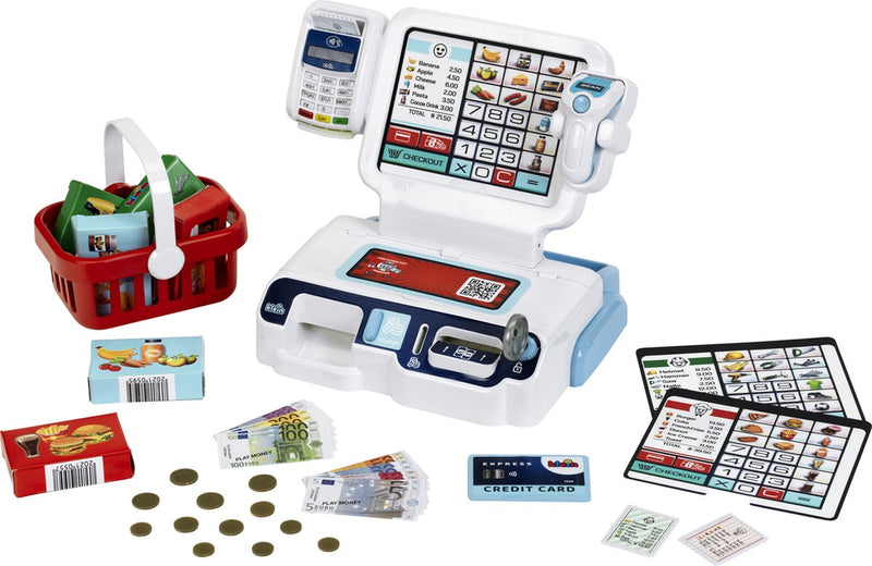 Caisse enregistreuse libre-service Klein Toys - incl. accessoires, effets lumineux et sonores - multicolore