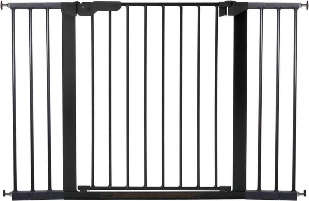 Babydan premier portail d'escalier tout-en-un sans perçage - 73,5 - 119 cm - montage par pince - noir