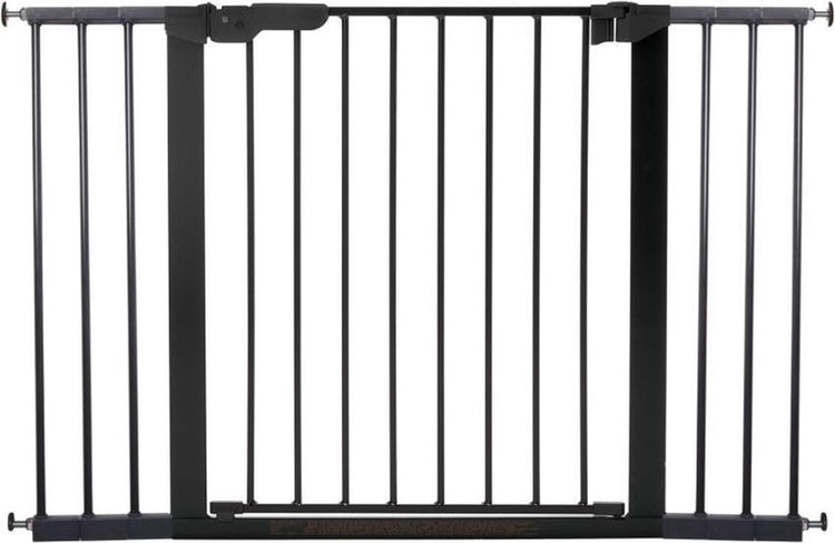 Babydan premier portail d'escalier tout-en-un sans perçage - 73,5 - 119 cm - montage par pince - noir