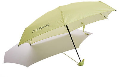 Parapluie Muitomas compact - léger - manche télescopique - poignée antidérapante - cordon et housse - vert