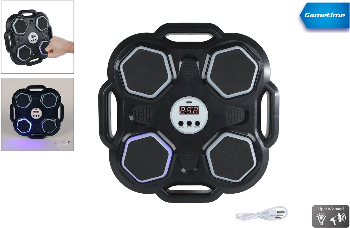 Machine de boxe électronique Gametime avec lumière et son