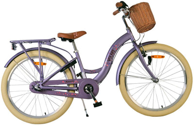 Volare Blossom Children's Bicycle - Girls - 24 pouces - violet - 3 engrenages