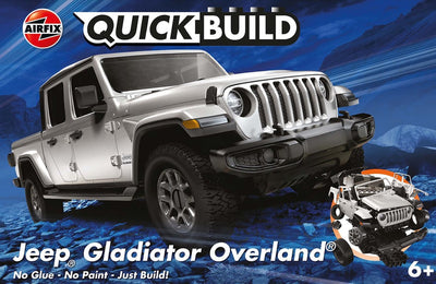 Kit de modèle Airfix - j6039 quickbuild jeep gladiator jt overland plastique - - kit de modèle