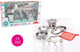 Ensemble de casseroles en métal Amuuso +acc 13 pièces.