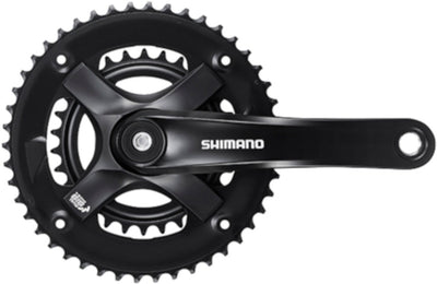 Shimano pédalier tourney ty501 46-30t 7 8v 170 mm noir