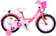 Volare Ashley Children's Bicycle - Girls - 16 pouces - Rose rouge