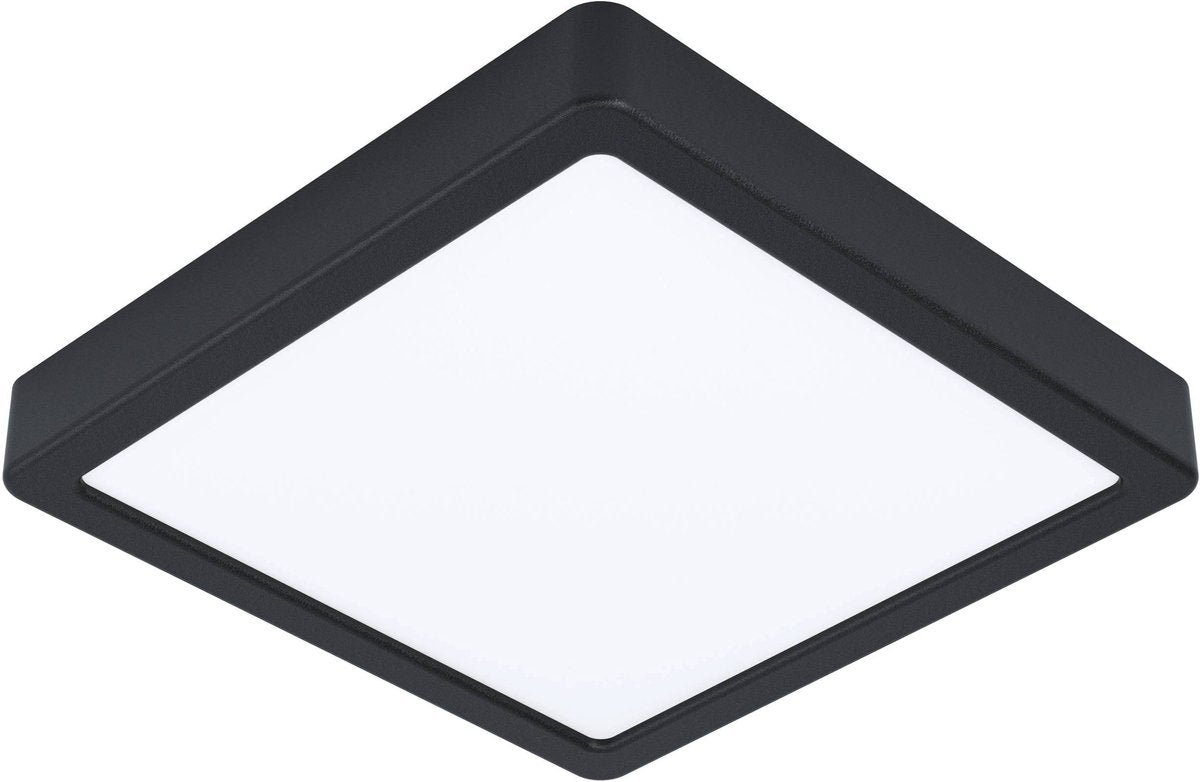 Lampe en saillie Eglo fueva 5 - LED - 21 cm - noir et blanc - dimmable