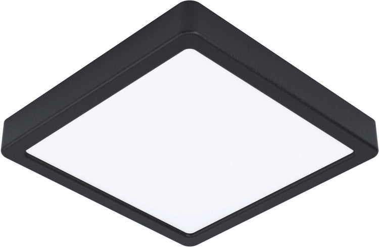 Lampe en saillie Eglo fueva 5 - LED - 21 cm - noir et blanc - dimmable