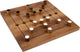 Engelhart nine men morris – jeu de société en bois – bois d'acacia – 18 pions – grande taille – jeu stratégique -