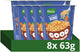 Knorr bonnes nouilles - bœuf - prêtes en 3 minutes - 8 x 63 g