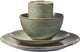 Service de table tabo décorations Mica pour 4 personnes - vert