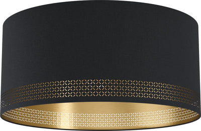 Eglo esteperra - plafonnier - e27 - ø 47,5 cm - noir
