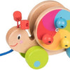 Goki en bois migrateur d'escargots animaux